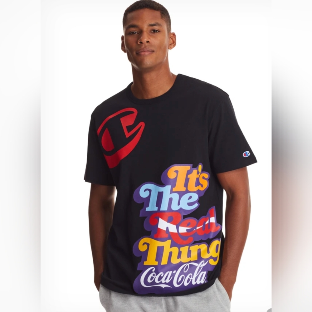 🌞4/20$ Rare Colab Champion & Coca Cola S t-shirt or 16Y